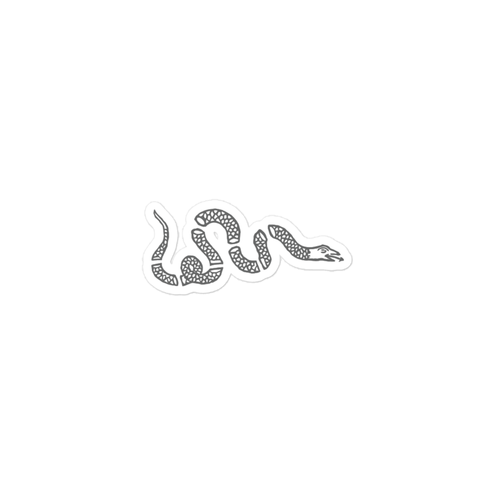 Adesivo Decal In Vinile Metal Gear Solid &ndash; Logo Revolution Snake (2 Pezzi) #2