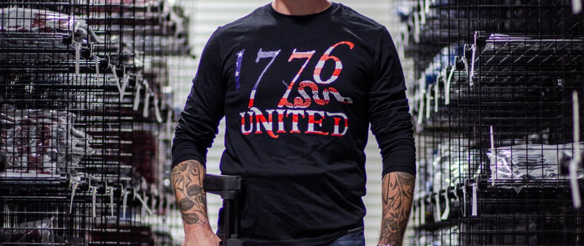 Men's Long Sleeve Shirts - 1776 United