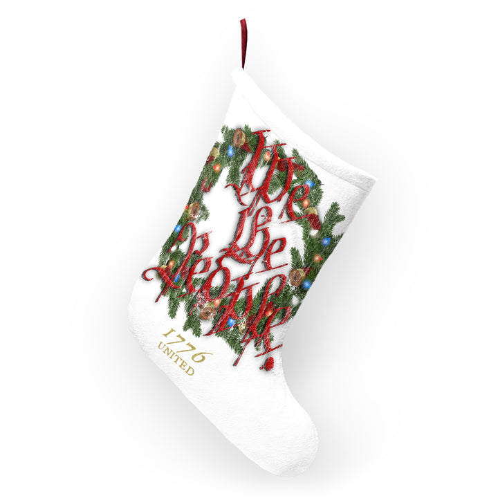 We The People Christmas Stocking