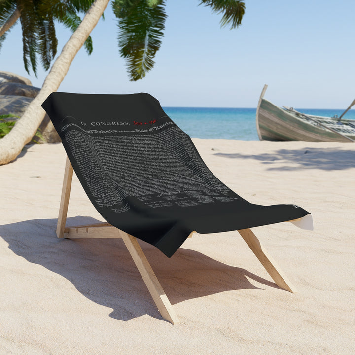 The Declaration Beach Towel