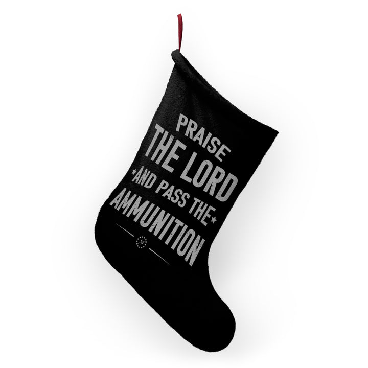 Pass The Ammo Christmas Stocking