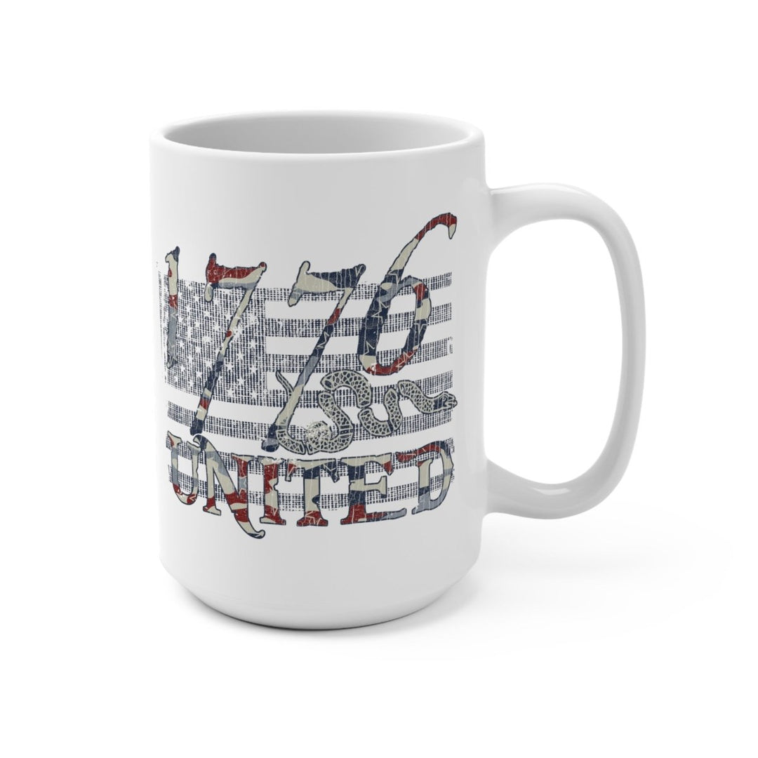 1776 United Abstract Flag Logo Basic Mug - 1776 United