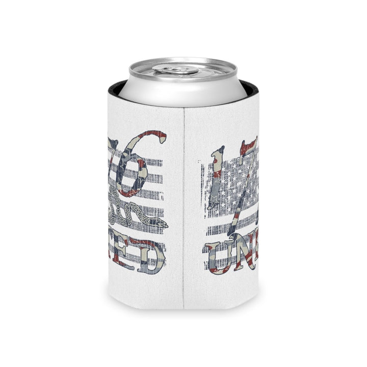 1776 United Abstract Flag Logo Can Cooler - 1776 United