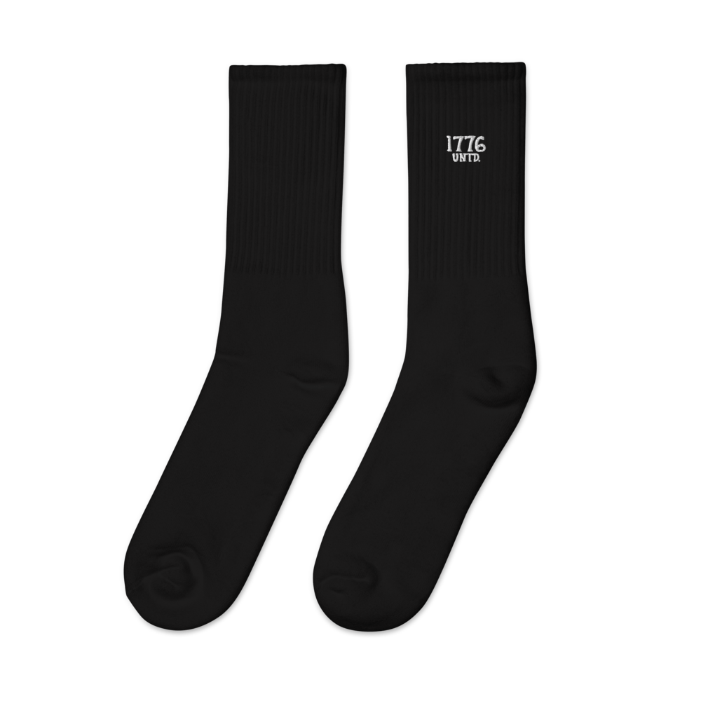 1776 United Embroidered socks - 1776 United