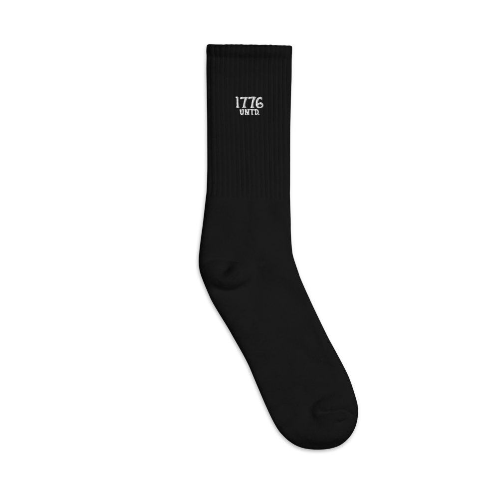 1776 United Embroidered socks - 1776 United