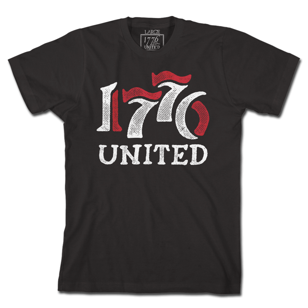 1776 United® Retro Logo Tee - Black - 1776 United