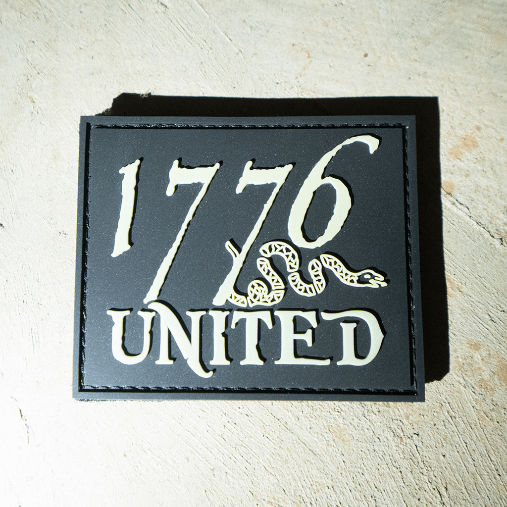 1776 United®PVC Logo Patch - Glow In The Dark