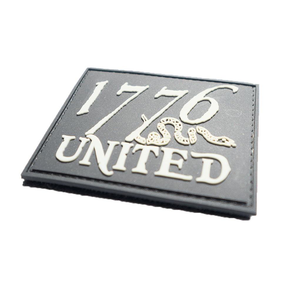 1776 United®PVC Logo Patch - Glow In The Dark