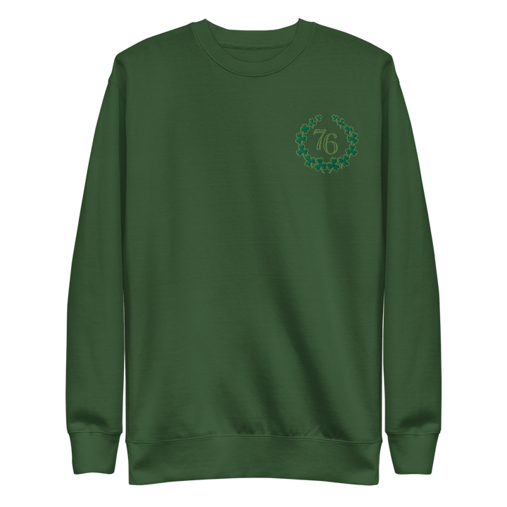 76 Crest Basic St. Paddy's Crewneck Sweatshirt - 1776 United