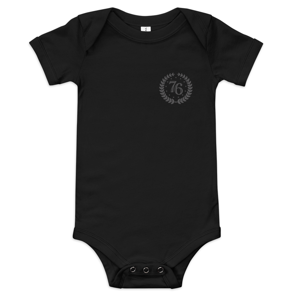 76 Crest Basic Tee - Onesie - Blacked Out (LIMITED) - 1776 United