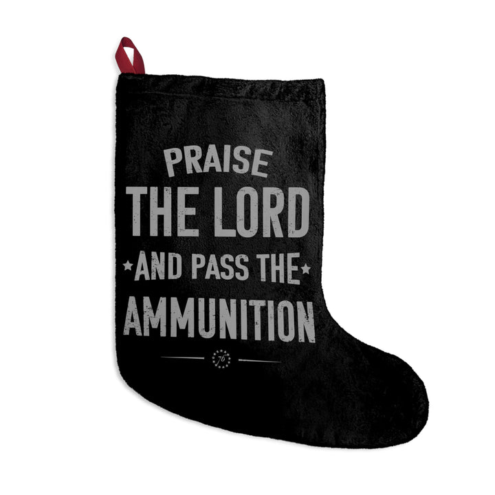 Pass The Ammo Christmas Stocking