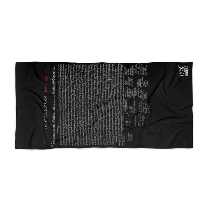 The Declaration Beach Towel