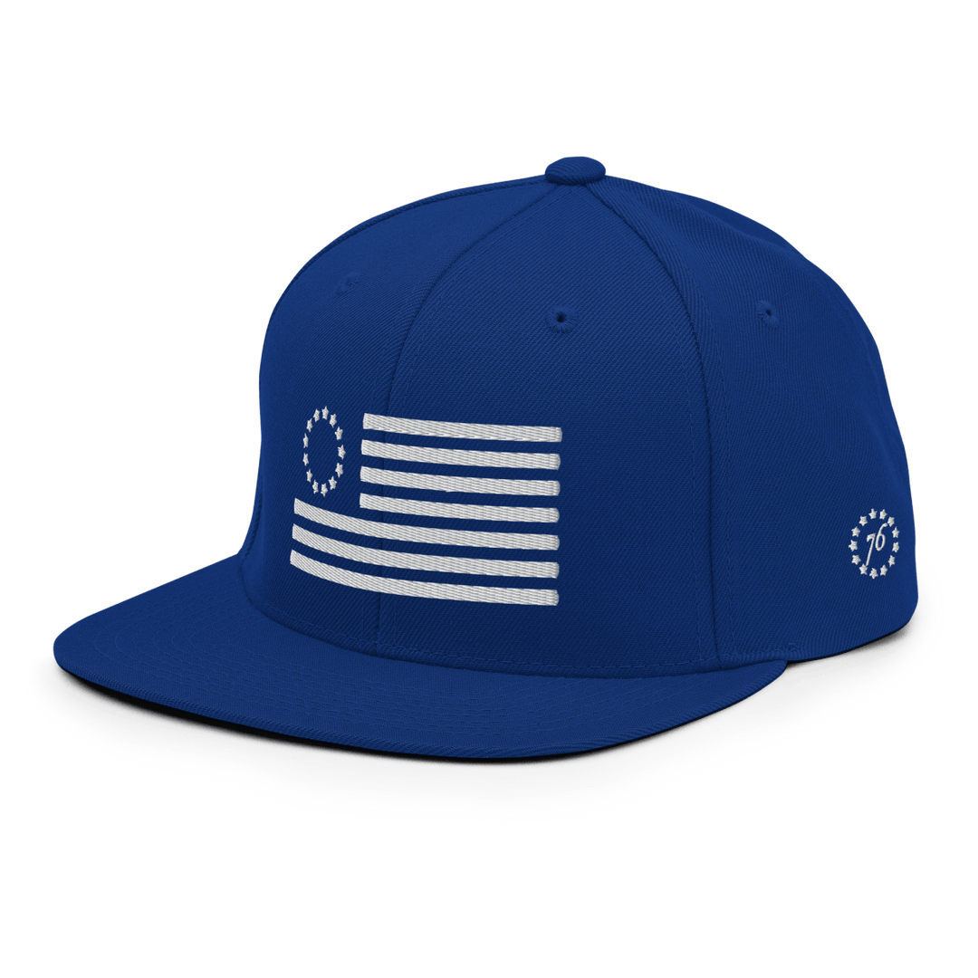 Betsy Ross Flag Snapback Hat - 1776 United