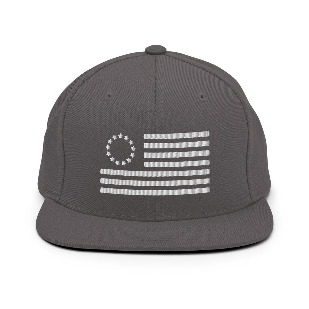 Betsy Ross Flag Snapback Hat - 1776 United