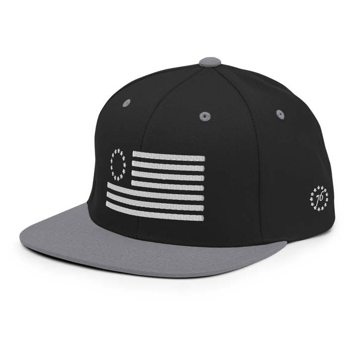 Betsy Ross Flag Snapback Hat - 1776 United