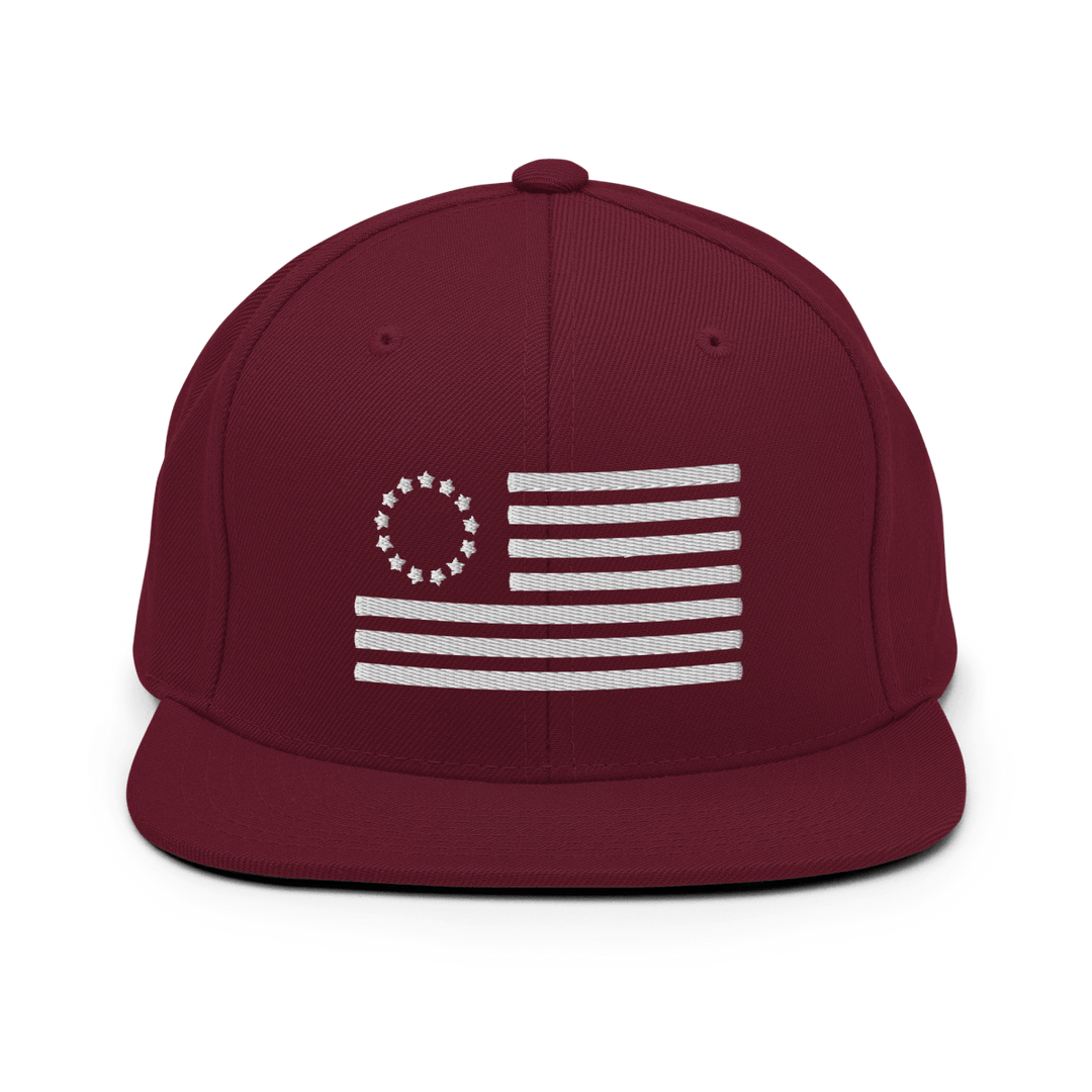 Betsy Ross Flag Snapback Hat – 1776 United - Main Image