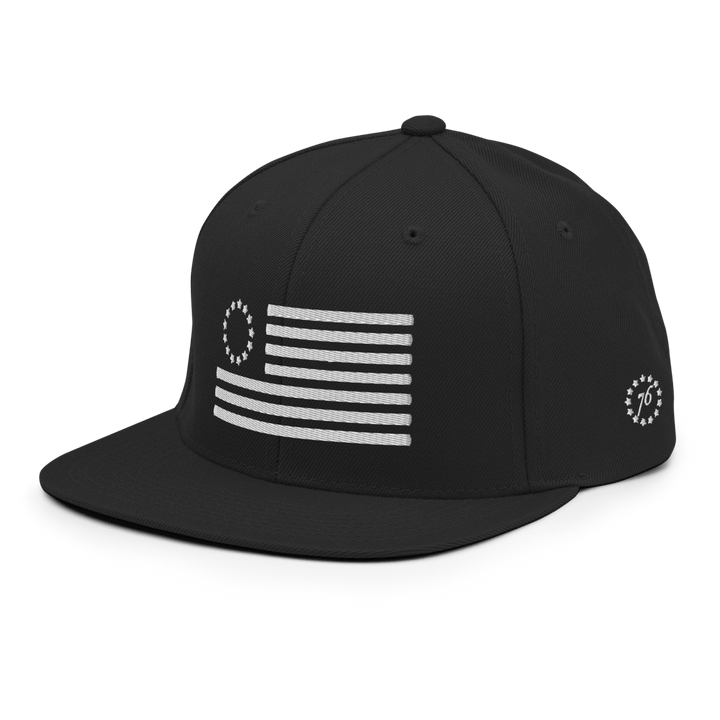 Betsy Ross Flag Snapback Hat - 1776 United