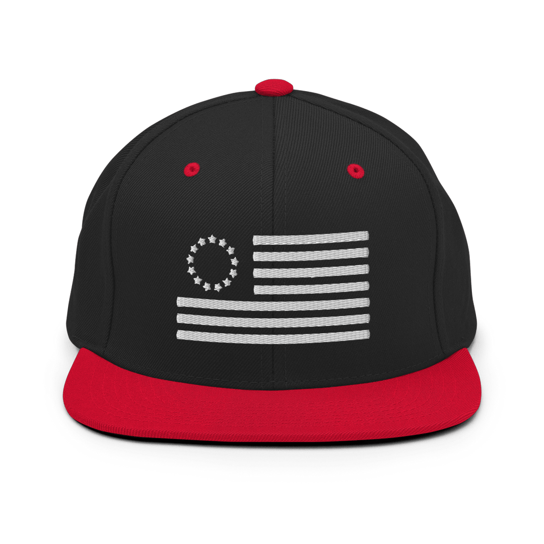 Betsy Ross Flag Snapback Hat - 1776 United