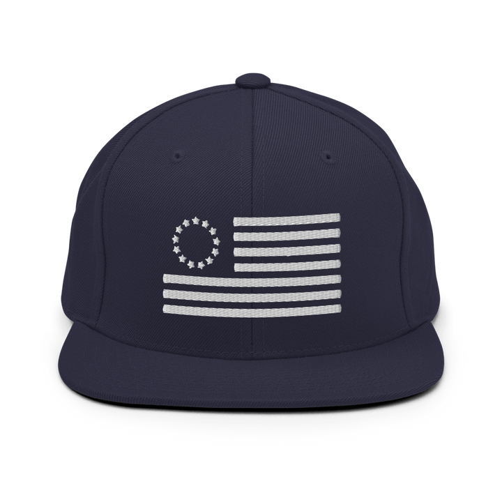 Betsy Ross Flag Snapback Hat - 1776 United