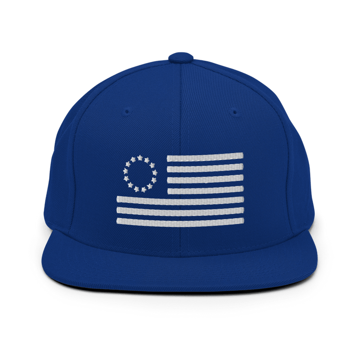 Betsy Ross Flag Snapback Hat - 1776 United