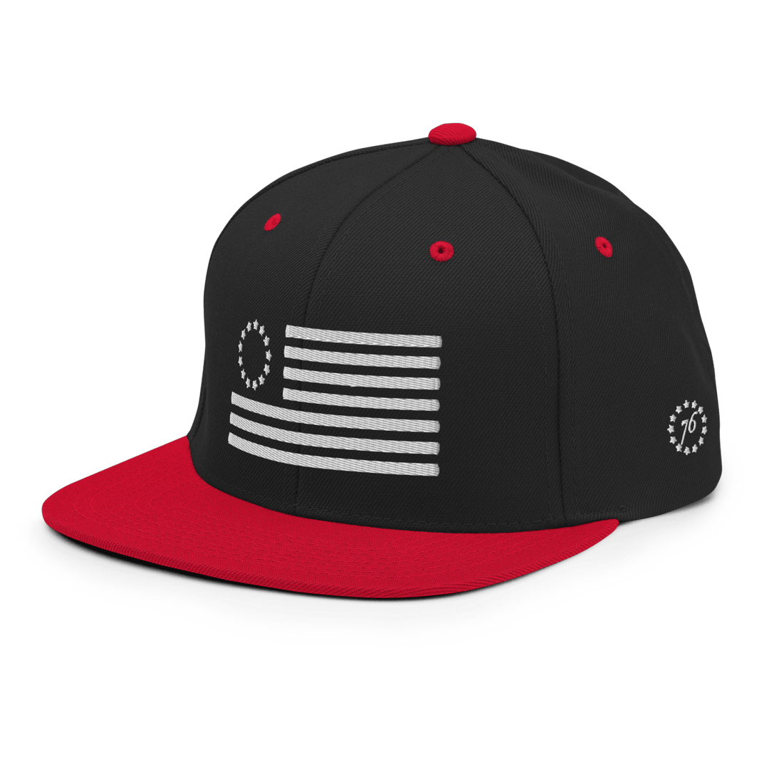 Betsy Ross Flag Snapback Hat - 1776 United