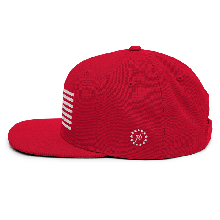 Betsy Ross Flag Snapback Hat - 1776 United