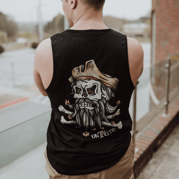 Black Beard Tank - Black - 1776 United