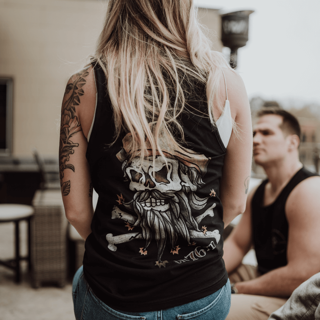 Black Beard Tank - Black - 1776 United