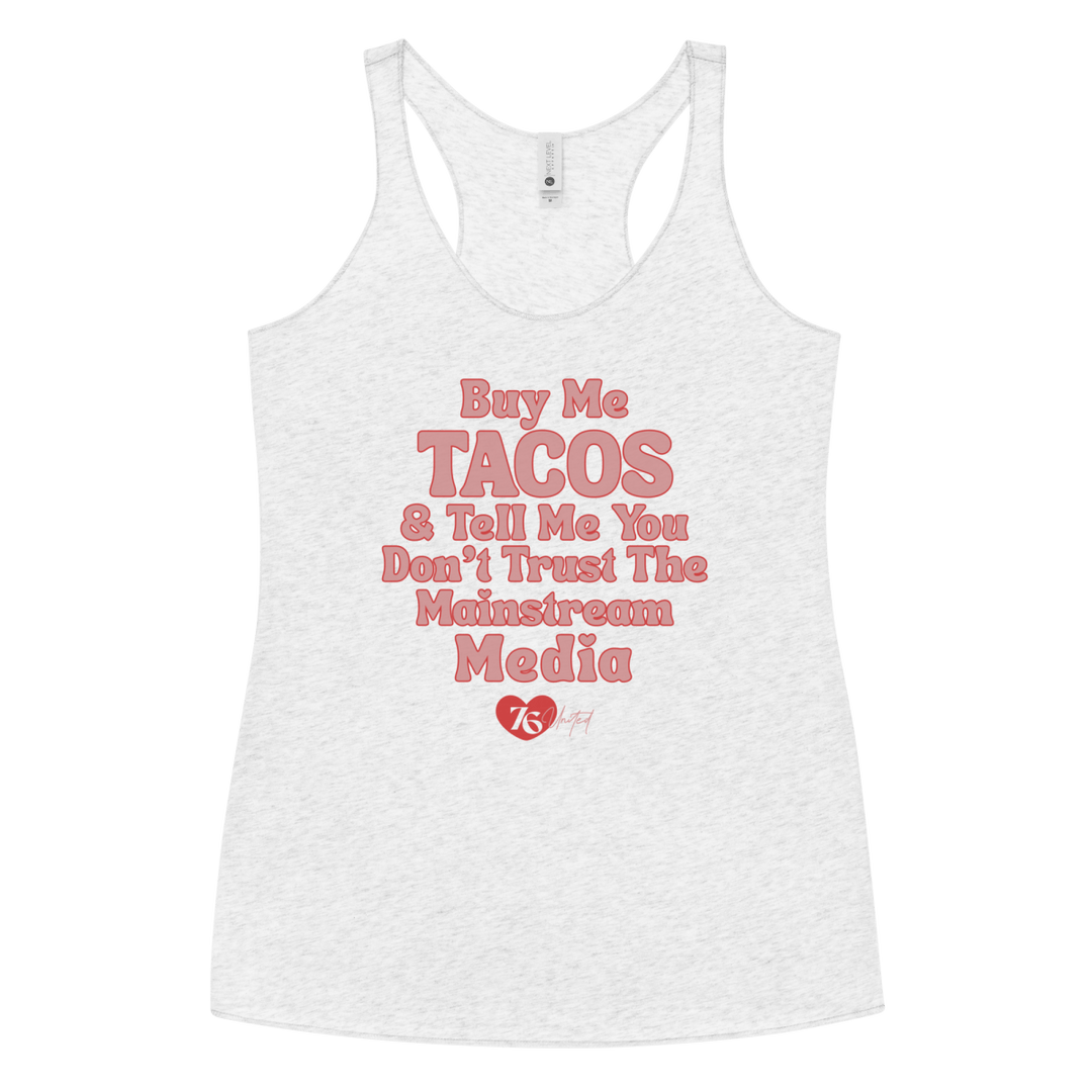 Buy Me Tacos - Women's Racerback - 1776 United