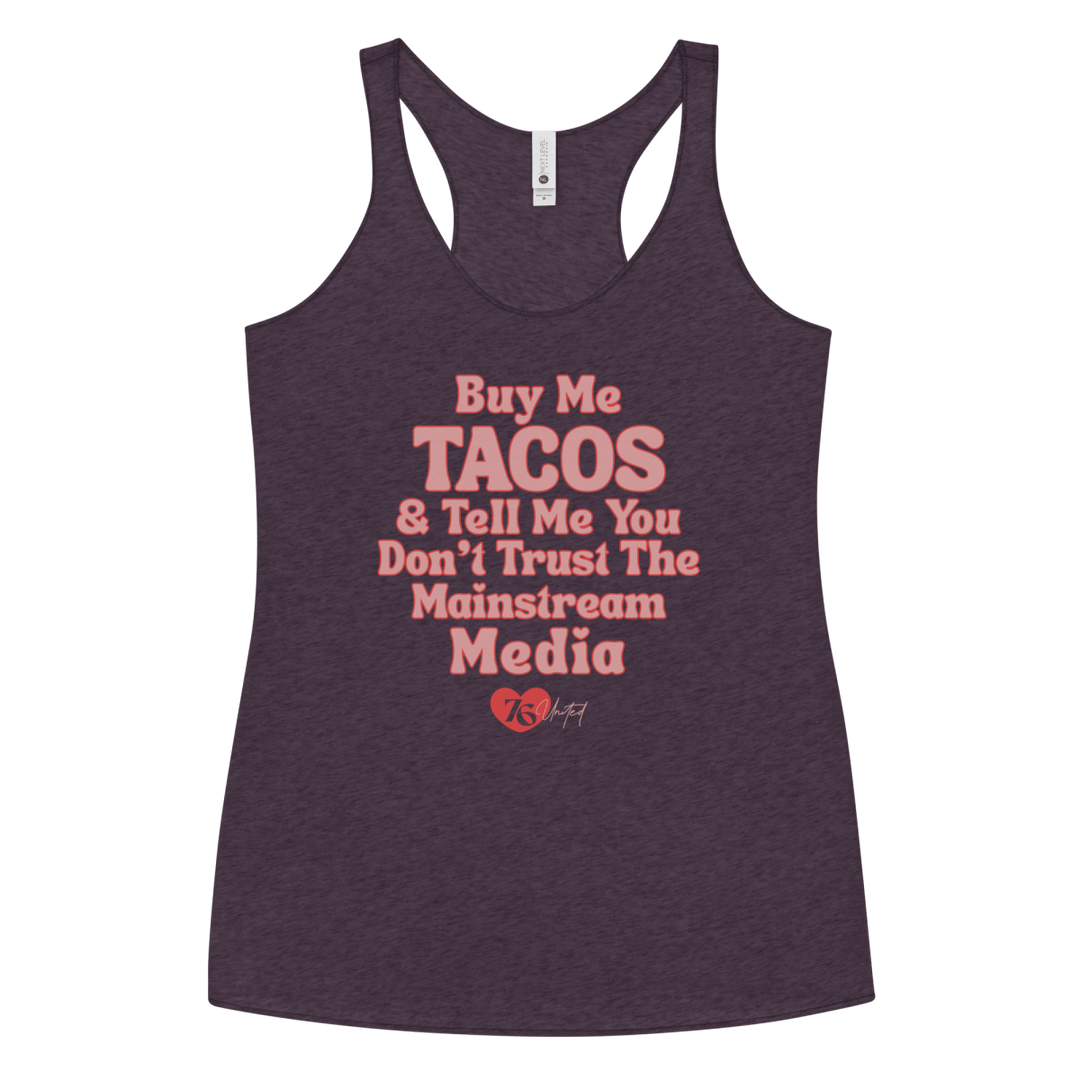 Buy Me Tacos - Women's Racerback - 1776 United