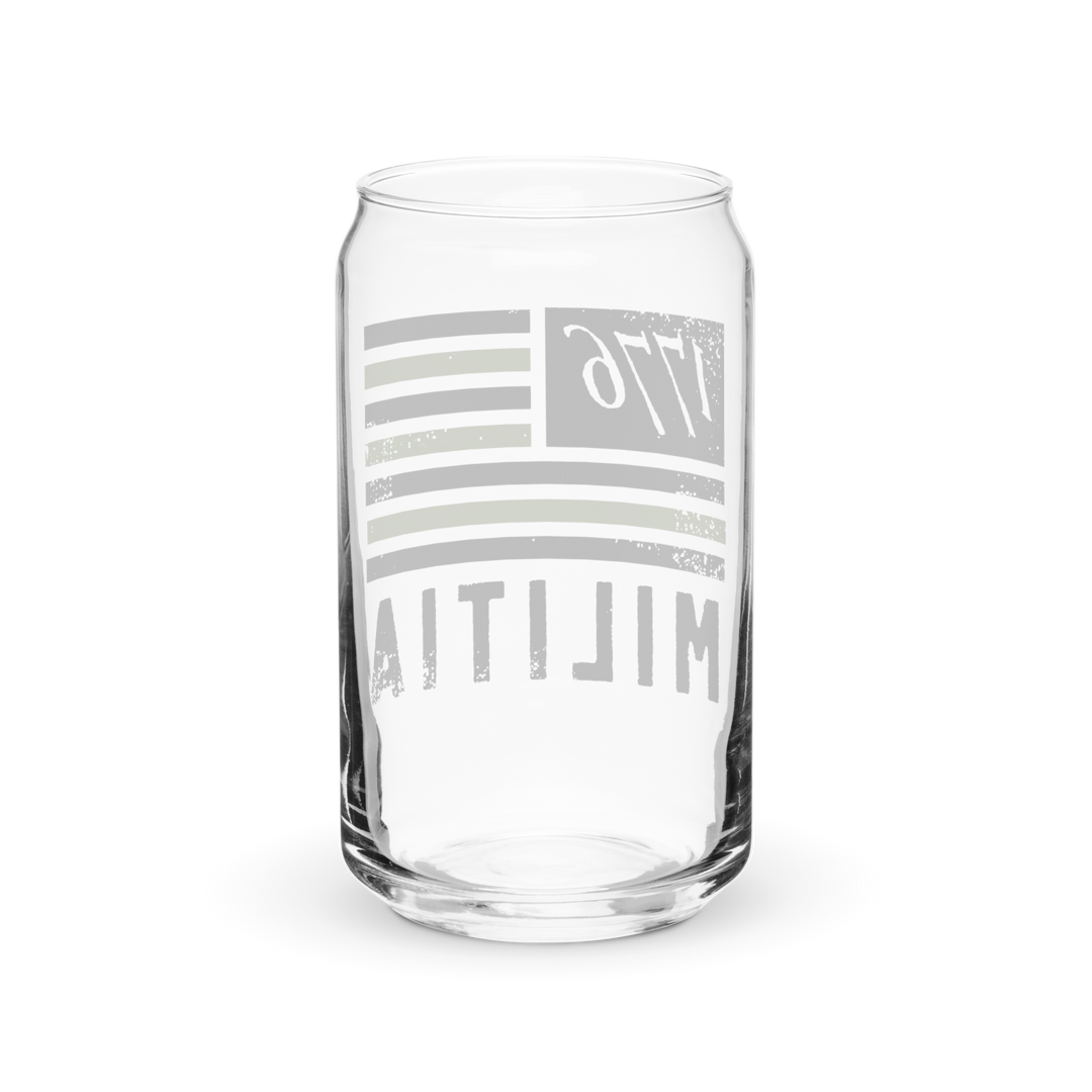 The Militia Can-shaped glass