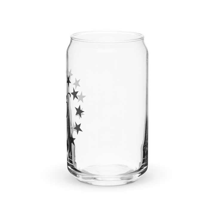 76 Stars Can-shaped glass