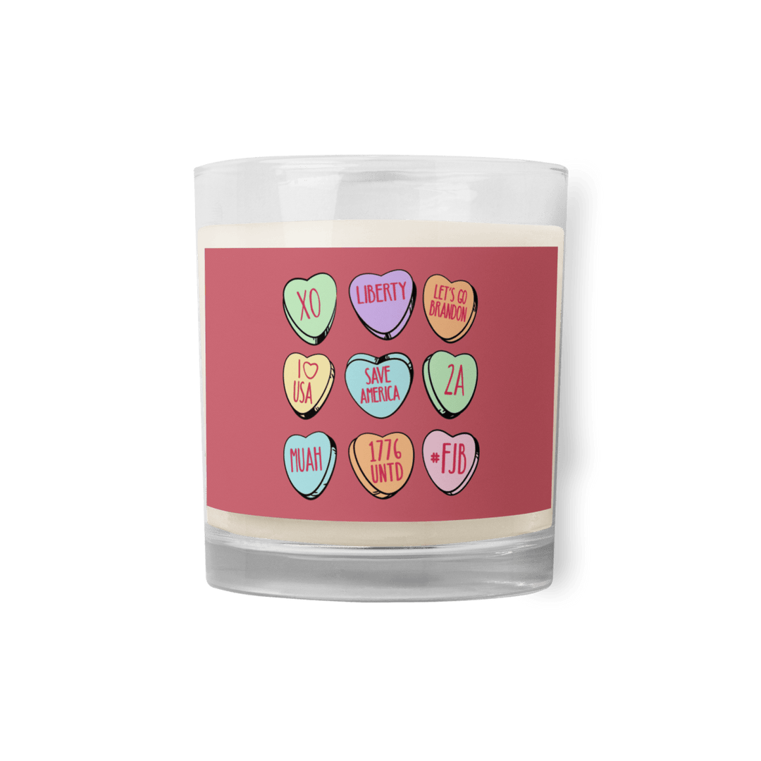 Candy Hearts Candle - 1776 United