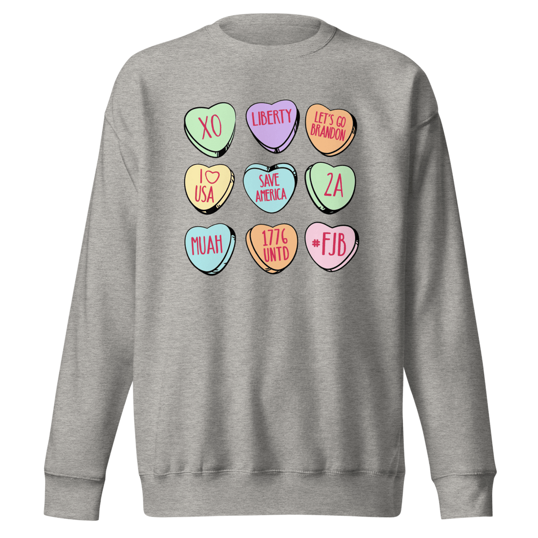 Candy Hearts Sweatshirt - 1776 United