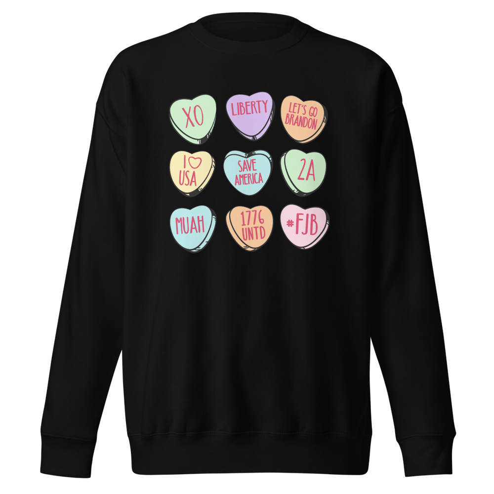 Candy Hearts Sweatshirt - 1776 United