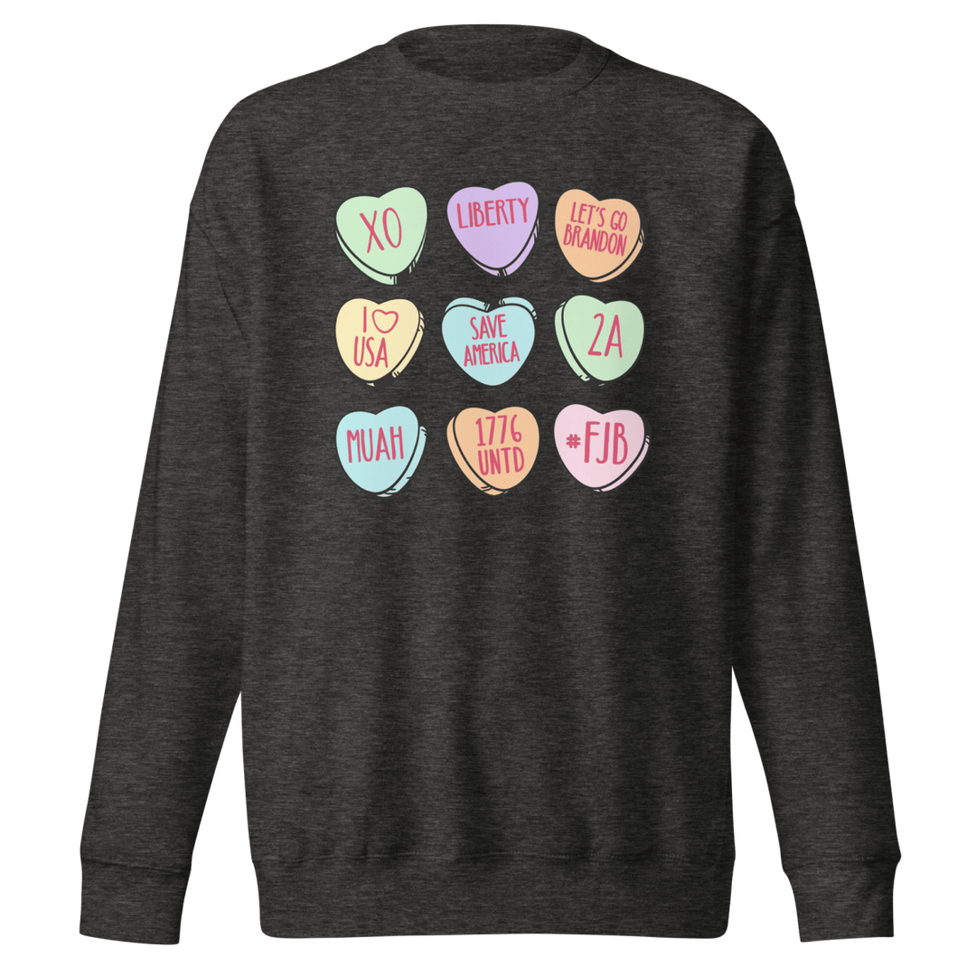 Candy Hearts Sweatshirt - 1776 United