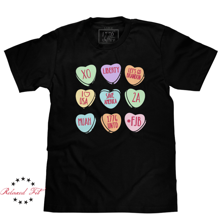 Candy Hearts - Women's Relaxed Fit - 1776 United