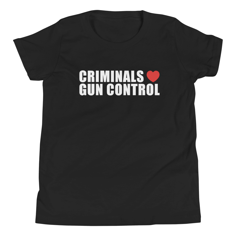 Criminals Love Gun Control - Youth - 1776 United