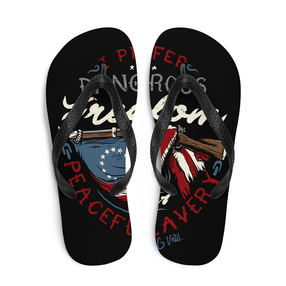 Dangerous Freedom Flip-Flops - 1776 United