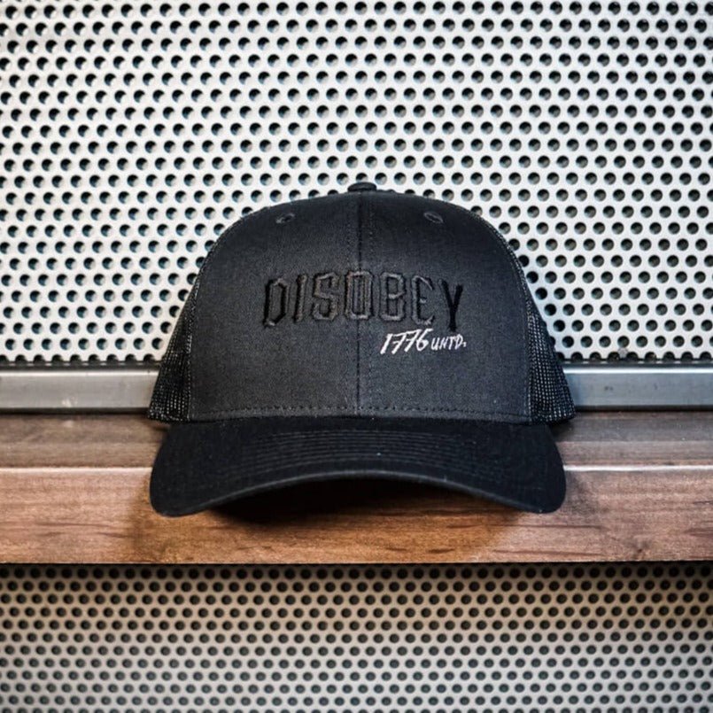 Disobey Hat - Blacked Out (LIMITED) - 1776 United