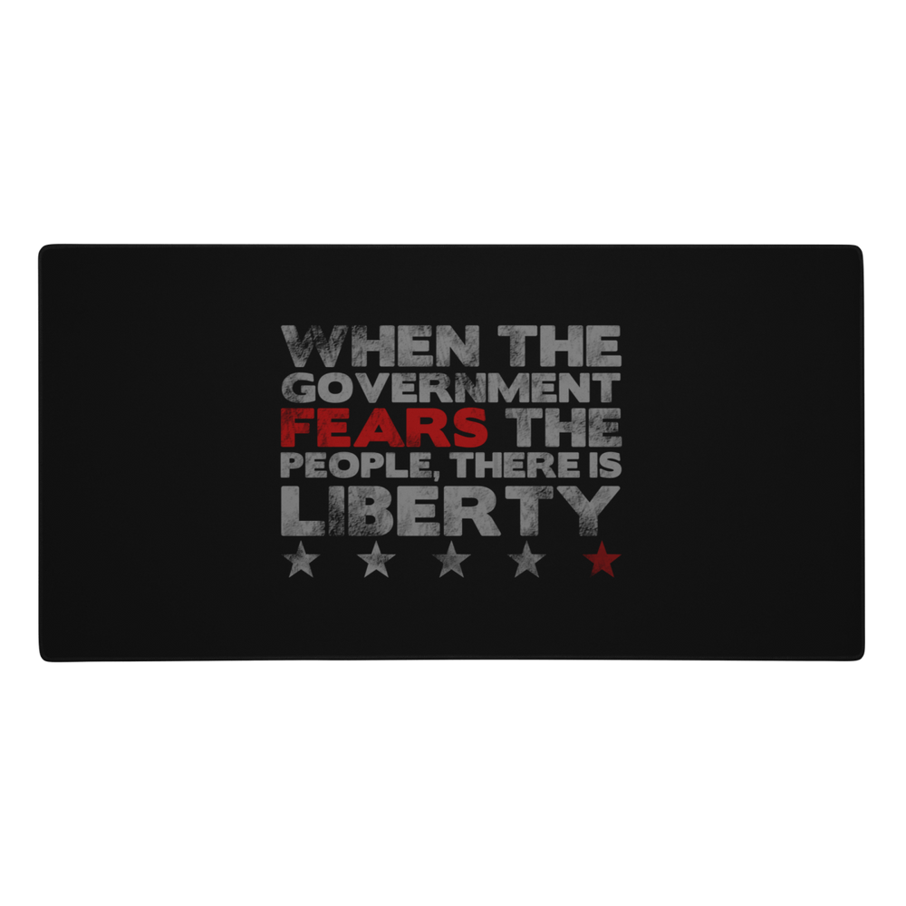 Fear The People Gaming mouse pad - 1776 United