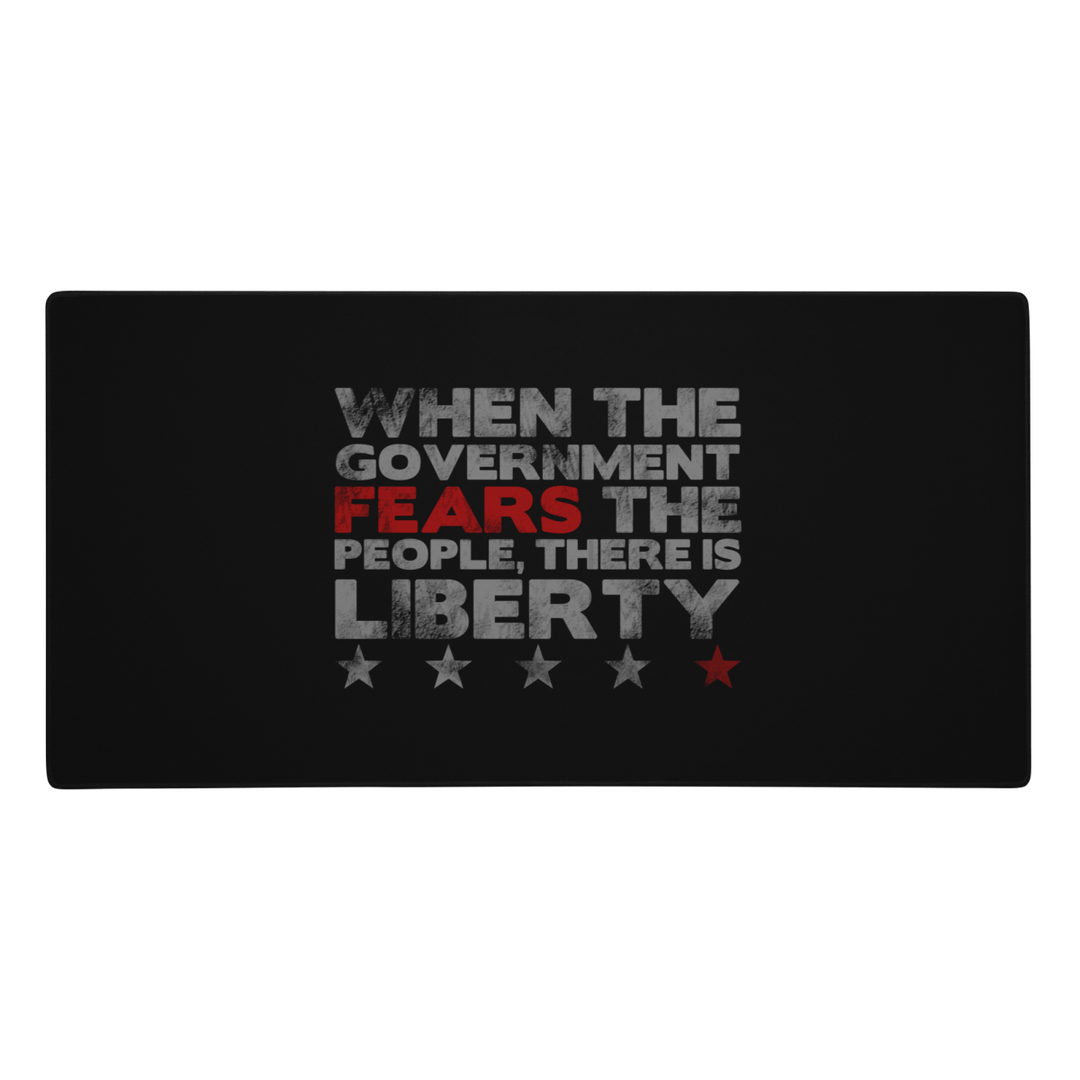 Fear The People Gaming mouse pad - 1776 United