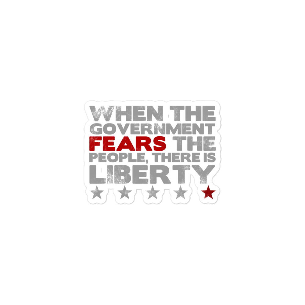 Fear the People Sticker - 1776 United