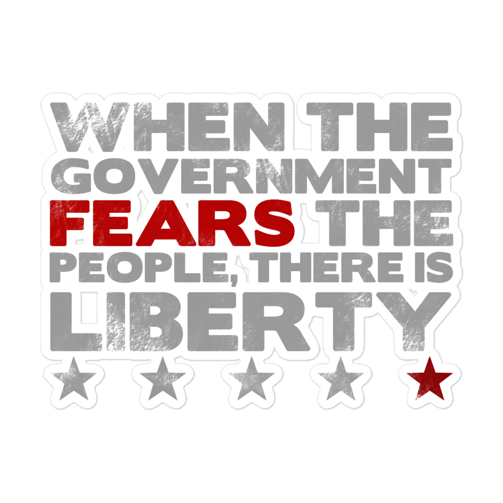 Fear the People Sticker - 1776 United