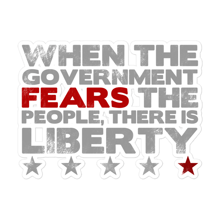 Fear the People Sticker - 1776 United