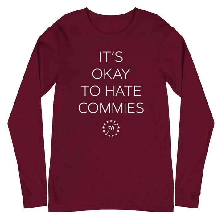 Hate Commies Long Sleeve Tee - 1776 United