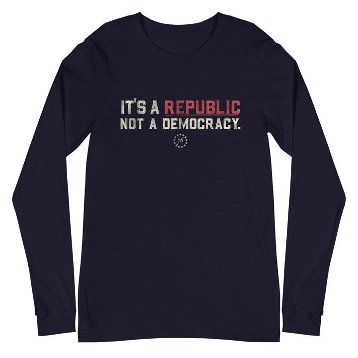 It's A Republic Long Sleeve Tee - 1776 United