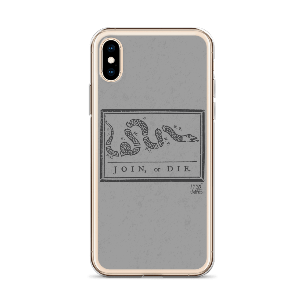 Join or Die iPhone Case - 1776 United