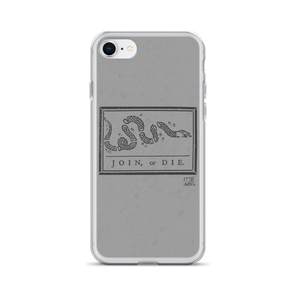 Join or Die iPhone Case - 1776 United