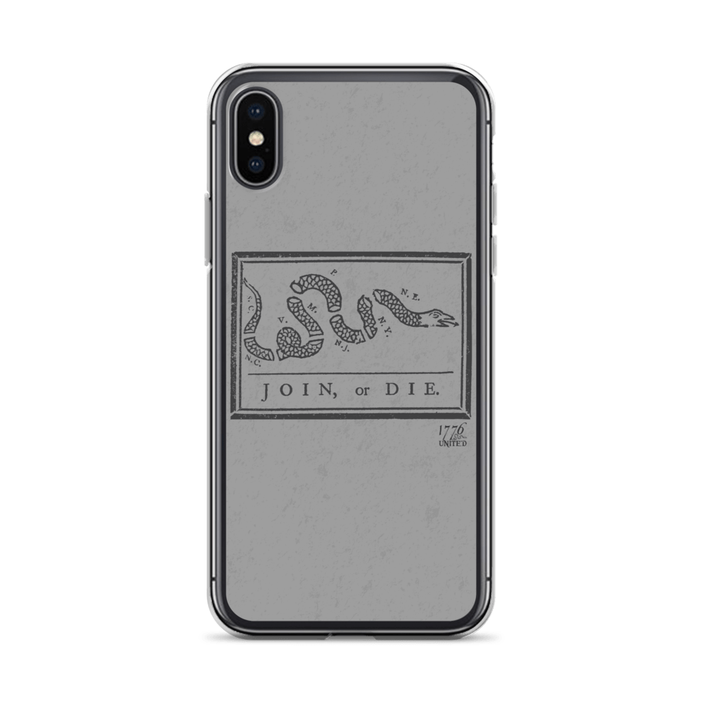 Join or Die iPhone Case - 1776 United